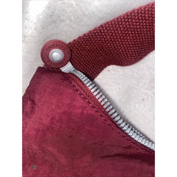 Oakarbo Plant Travel Bag Crossbody Shoulder Bag Vegan Purse 6 Pockets Red - Picture 5 of 9